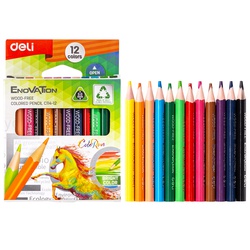 Deli Colour Pencil Half Size 12s C114