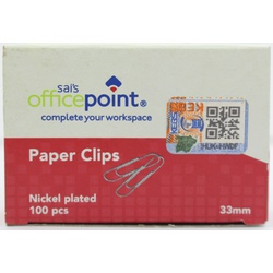 Paper Clips-33mm-Officepoint