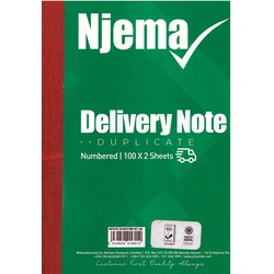 Delivery Book A5 Njema