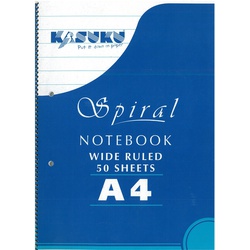 Spiral Notebook A4 Kasuku