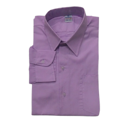 Shirt Light Purple Plain Long Sleeved