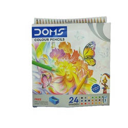 Colour Pencils Full Size 24s-Doms