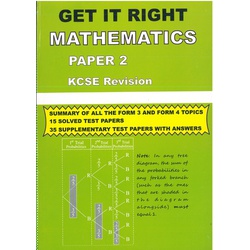 Get It Right Maths P2