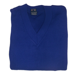 Royal Blue Plain Pullover