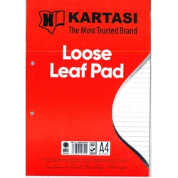 Loose Leaf Pad A4 Kartasi