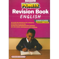 Pioneer Revision Book English Grade 7,8&9