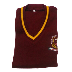 Kmtc Maroon Yellow Stripe Pullover