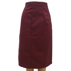 Skirt Maroon Suiting 4 Piece Style