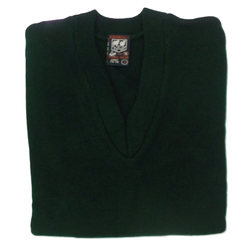 Dark Green Plain Pullover