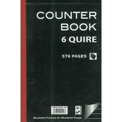 Counter Book Half 6Quire Kb