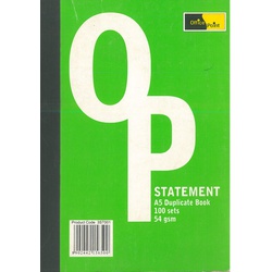 Statement Book A5