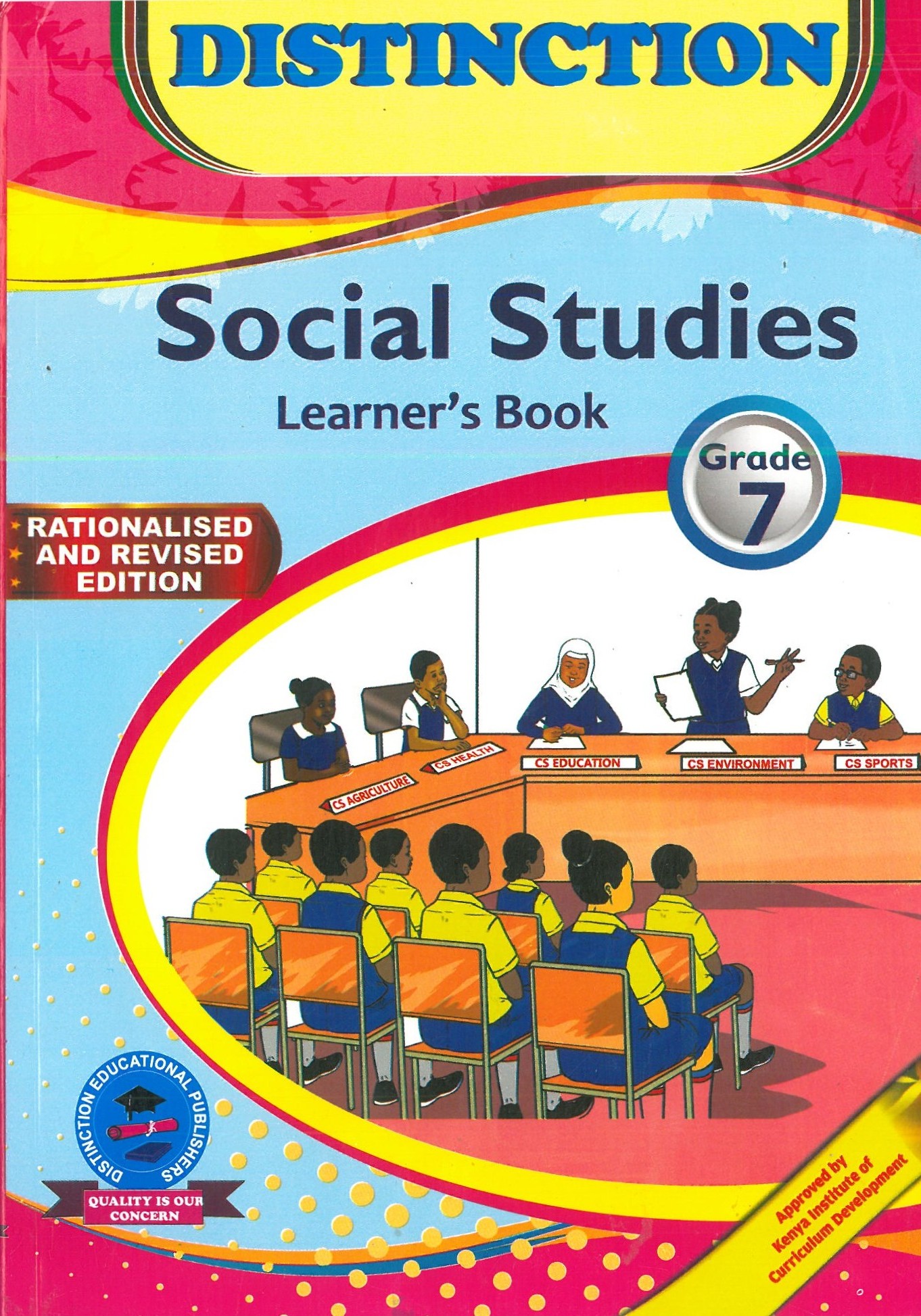Distinction Social Studies Grade 7-2025 | Chania School Depot