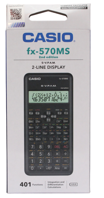 Casio Calculator Fx-570MS Chania School Depot
