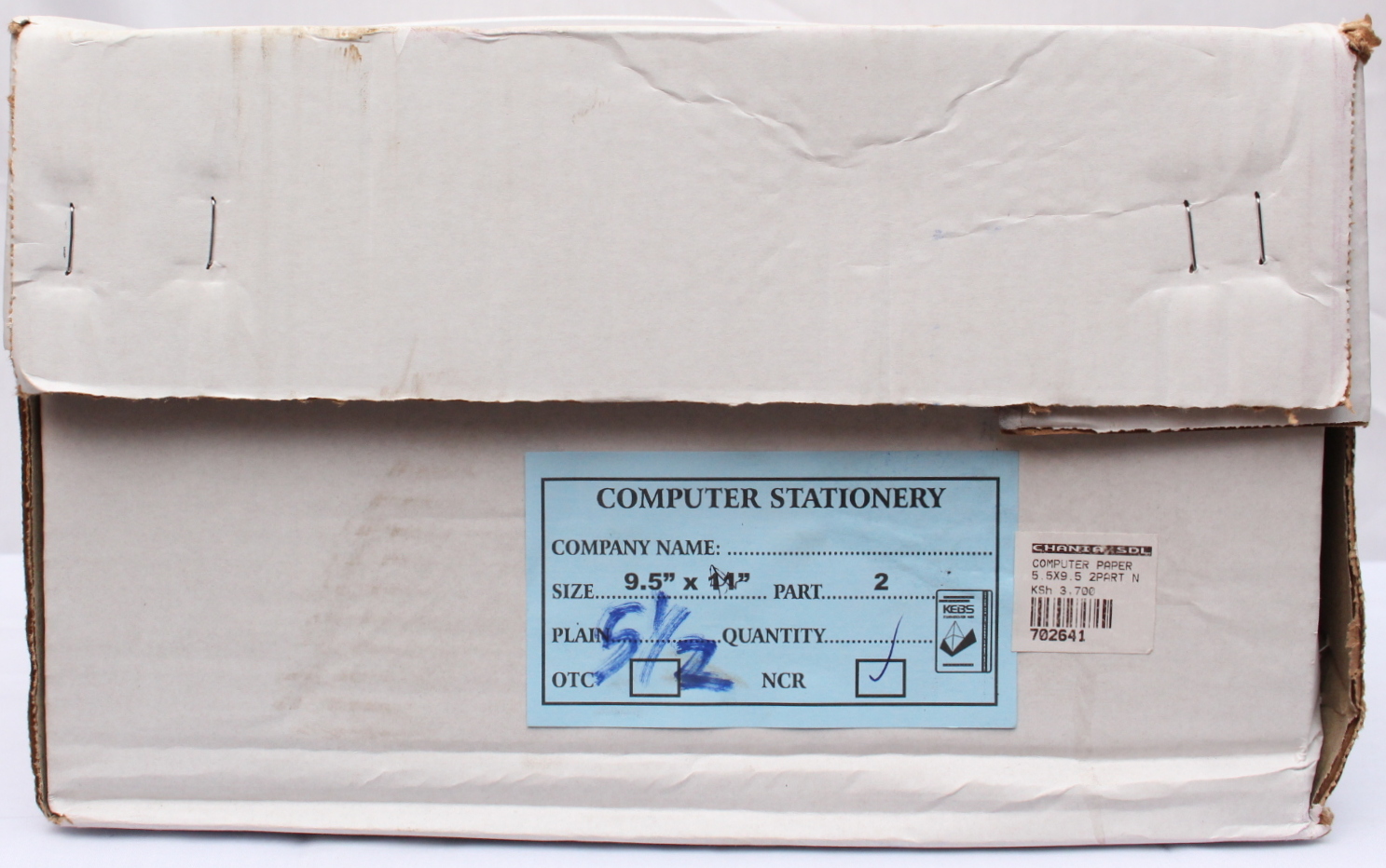 Computer Paper 9.5x5.5 2 Part Ncr | Chania School Depot