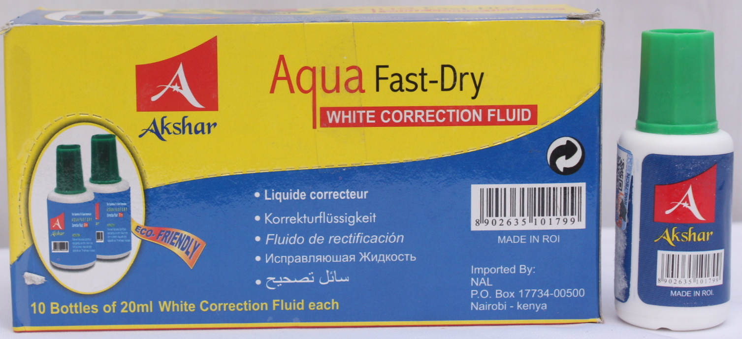 White Out Quick Dry Correction Fluid, 20 Ml, White in Nairobi